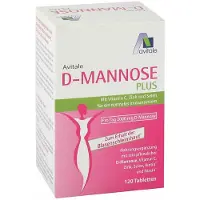 Avitale D-Mannose Plus 2000mg Comprimés avec. Vit. et sels minéraux, 120 pcs TAB