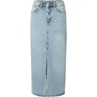 Vila Jupe 'VIJaf' bleu denim