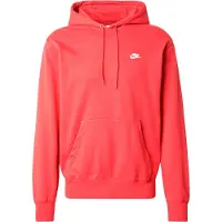 Nike Sweat-shirt M nk club ft po hoodie homme - Rouge - EU XS