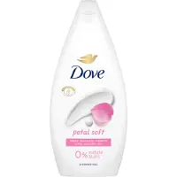 Dove Gel douche Petal Soft - Nettoyage en douceur avec un agréable parfum floral (450 ml)