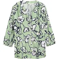 Tom Tailor 1045237 Long Sleeve Blouse Vert 36 Femme