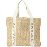 U.S. POLO ASSN. Cabas 'Pool Party' beige / crème / beige foncé / blanc cassé