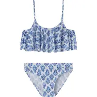 Pepe Jeans Multi Fl Ruffled Bikini Bleu 16 Years Fille