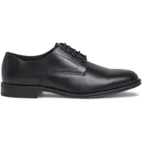 Hackett London pour homme. HMS21407 Duke Master chaussures en cuir noir (45), Plat, Lacets, Casuel, Fête, Classique