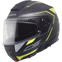 Schuberth C5 Omega casque, noir mat/néon, M (57)
