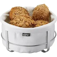 GEFU Corbeille à Pain Gefu Brunch Round White
