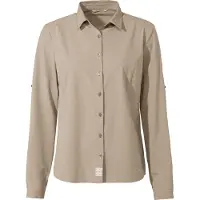 Vaude Rosemoor Iv Long Sleeve Shirt Beige 46 Femme