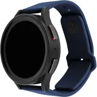 FIXED Bracelet en silicone Smartwatch universel 22 mm bleu (22 mm, Silicone), Sangles de montre, Bleu