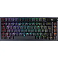 Asus ROG Azoth, Avec fil & Sans fil, USB + RF Wireless + Bluetooth, Commutateur mécanique, QWERTY, RGB-LED, Noir