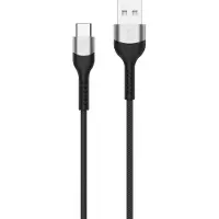 Profinity USB-C to USB-A Charging Cable, 2 m, black
