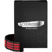 Cablemod C-Series Pro ModMesh Sleeved 12V-2x6 12VHPWR Dual StealthSense Cable Kit pour Corsair RMi, RMx noir/rouge