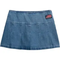 Superdry W7210349a Short Skirt Bleu M Femme