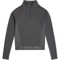 G-Star Haut Seamless Zip - Gris - Femmes
