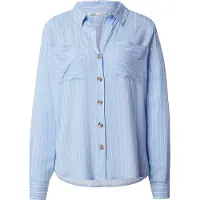 ONLY Chemisier 'ONLYasmin' bleu clair / blanc