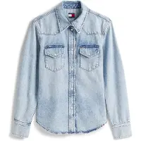 Tommy Hilfiger Dw0dw21416 Denim Long Sleeve Shirt Bleu XS Femme
