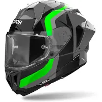 Airoh GP 800 Competition Carbon Noir Gris Vert Casque Intégral Taille M
