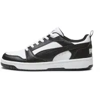 Puma Baskets basses 'Rebound V6' noir / blanc