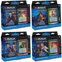 Wizards of the Coast Doctor Who Commander Deck Bundle - Inclut 4 decks (Masters of Evil, Blast from The Past, Timey-Wimey, Paradox Power)