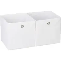 Relaxdays Lot de 2 boîtes de rangement (30 cm, 9 l, 2x)
