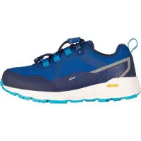 TROLLKIDS Baskets de randonnée Skarvan Hiker Low XT pour enfants, modèles pour garçons, chaussures basses, imperméables, couleur bleue, pour un usage quotidien