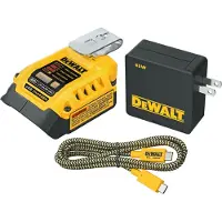 DeWalt DCB094K-QW Adaptateur De Charge USB XR Pour Batterie Li-ion 18 V