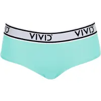 Vivid Bas de bikini aqua / gris clair / noir