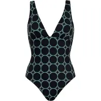 Vivid Maillot de bain bleu foncé / vert foncé