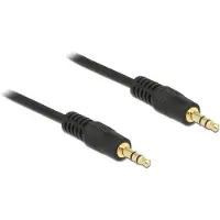 DeLOCK - Câble audio - mini-phone stereo 3.5 mm mâle pour mini-phone stereo 3.5 mm mâle - 50 cm - noir