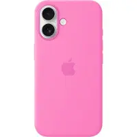 Apple Coque en silicone MagSafe iPhone 16 - Peony Pink