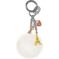 Metalmorphose Unisexe, Porte-clés, Wolkentaschenanhänger mit Pompon, Multicolore