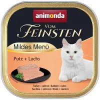 Animonda Vom Feinsten Mild Menu Turkey and Salmon cat pâté 12x100g