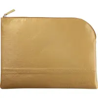 Rhodia Rhodiarama pochette zippée en simili cuir - taille L (21x28 cm) - Or