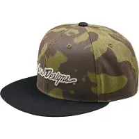 Troy Lee Designs Flat Bill Signature Casquette Snapback