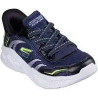 SKECHERS Baskets 'METEOR-LGIHT-BRISK' bleu marine / gris / vert clair / noir