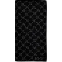 JOOP! Serviette de douche gris / noir