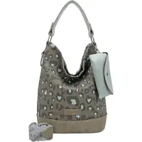 Fritzi aus Preußen sac à épaule Canvas Izzy07 Olga Hobo Bag Leo Jungle olive