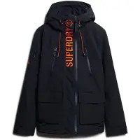 Superdry Veste mi-saison 'Ultimate' orange / noir
