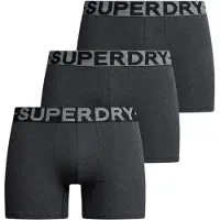 Superdry M3110452c Boxers 3 Units Gris L Homme