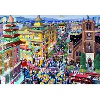 Alipson Puzzle Puzzle San Francisco China Town 1000 pièces multicolore