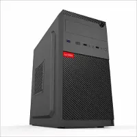1STCOOL skříň STEP 5, micro tower, AU, USB 3.0, USB-C, bez zdroje, černá (mATX), Boîtier PC, Noir