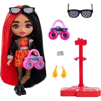 Barbie Extra minis - cheveux rouge-noir HKP88
