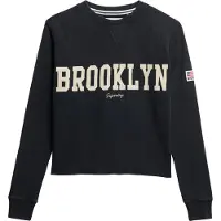 Superdry Ath Essential Graphic Long Sleeve T-shirt Noir S Femme