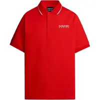Red Bull Racing Tipped Logo Short Sleeve Polo Rouge L Homme