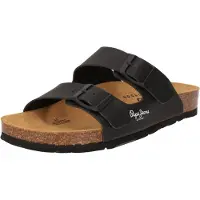 Pepe Jeans Oban Claic 2 Sandals Noir EU 40 Femme