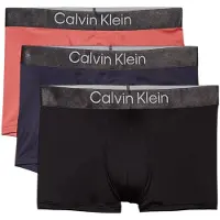 Calvin Klein Lv00nb4269 Boxers 3 Units Multicolore S Homme