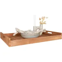 House Nordic Plateau Faro - 58x38 cm - bois teck