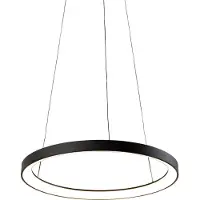 Paul Neuhaus Suspension HOOP LED LBH 57x57x180 cm noir Lampe à suspendre