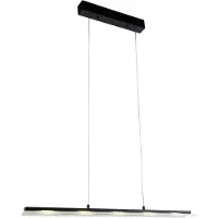 JUST LIGHT NELE Suspension LED Blanc chaud Dimmable 21 W Noir 12288-18