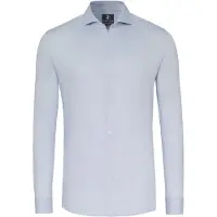 Desoto Essential Hai Chemise Piqué à Pois Bleu clair Bleu taille 38