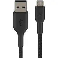 Belkin Câble USB-A vers Micro USB 1 m Nylon Noir